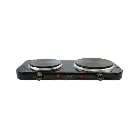 Fogão Elétrico De Mesa Agratto FMP-01 2 Pratos Preto 127v