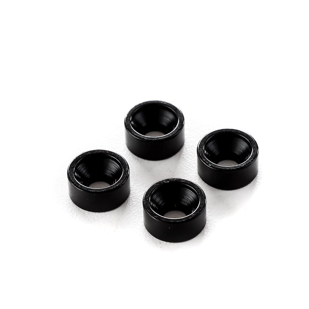 Bucha Trocolos Instrumentos Preta (4 Peças) Spirit JTG-BK