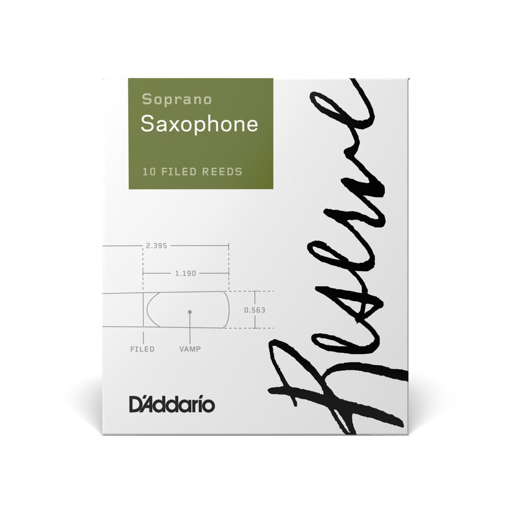 Palheta Sax Soprano 4.0 (10 Peças) D Addario Reserve DIR1040