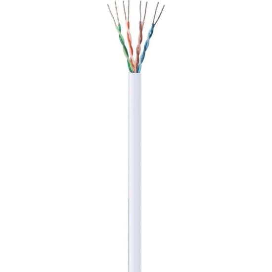 Cabo de Rede CAT5e 305m Fortrek FK500C CMX Branco - CX / 305