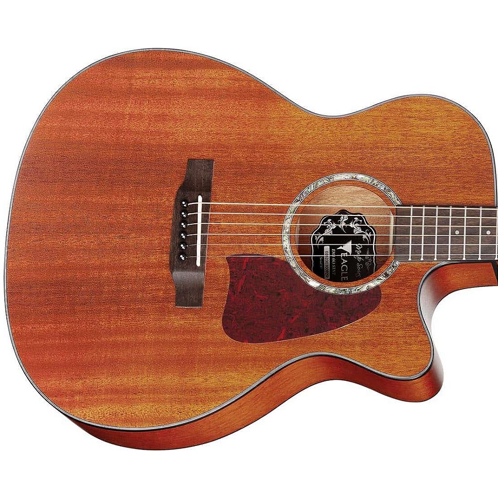 Violão Folk Elétrico Eagle Ema663 STNT Satin Natural C/ Capa