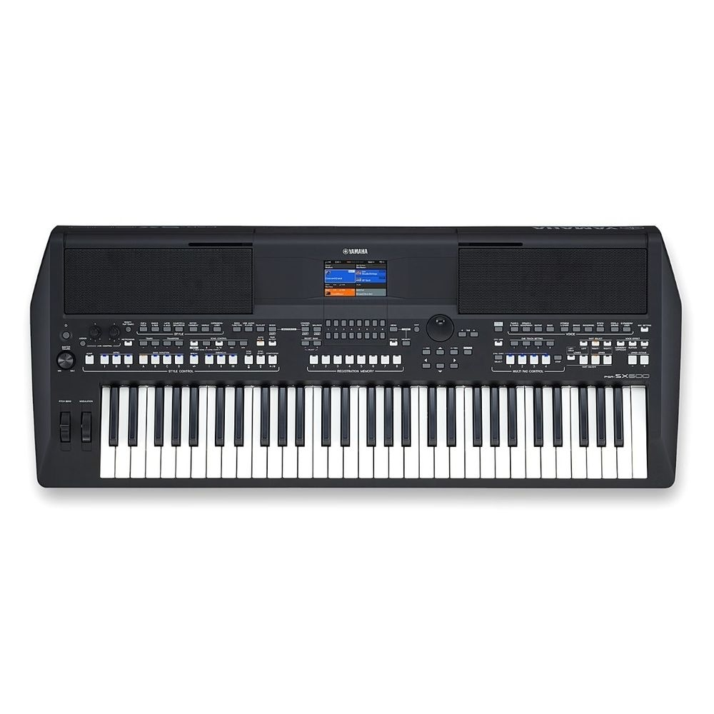 Kit Teclado Arranjador Yamaha PSR-SX600 Interface Áudio/Gravação Tx03