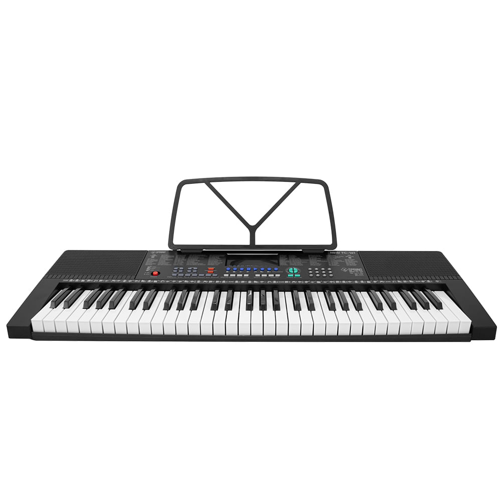 Teclado Spring New TC-161 Estudante 61 Teclas Multi Funções