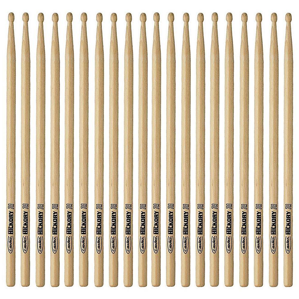 10 Pares de Baquetas C.Ibanez 7ADRH Dragon Hickory Madeira 7A