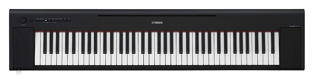Teclado Estilo Piano 76 Teclas Yamaha Piaggero NP-35 Preto