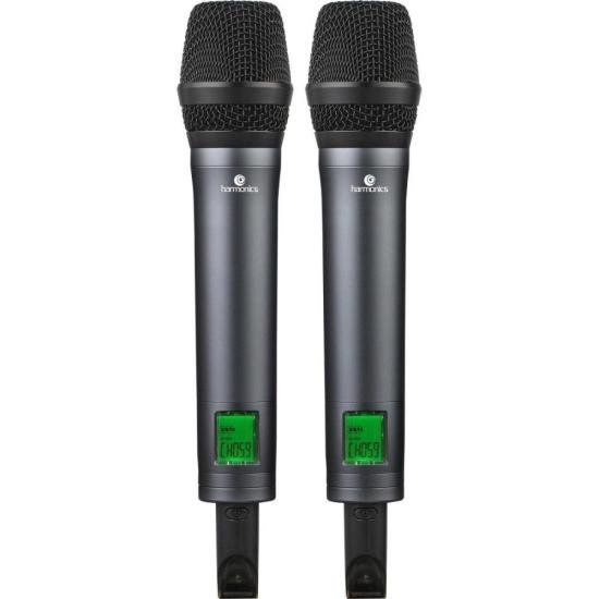Microfone Sem Fio Harmonics HSF-300 Duplo