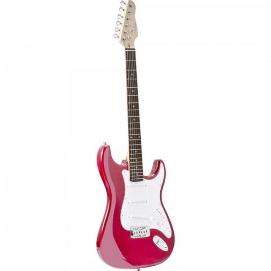 Guitarra Giannini G100 Vermelha Com Escudo Branco