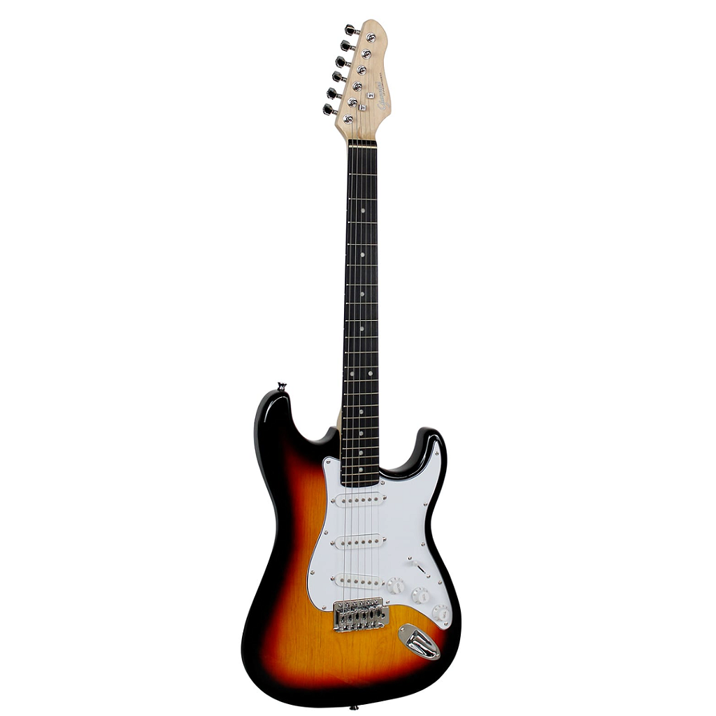Guitarra Giannini G100 3 TS Sunburst Com Escudo Branco