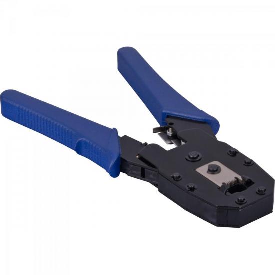 Alicate Para Crimpar RJ45/RJ12/RJ11 ALC01 Azul HYX