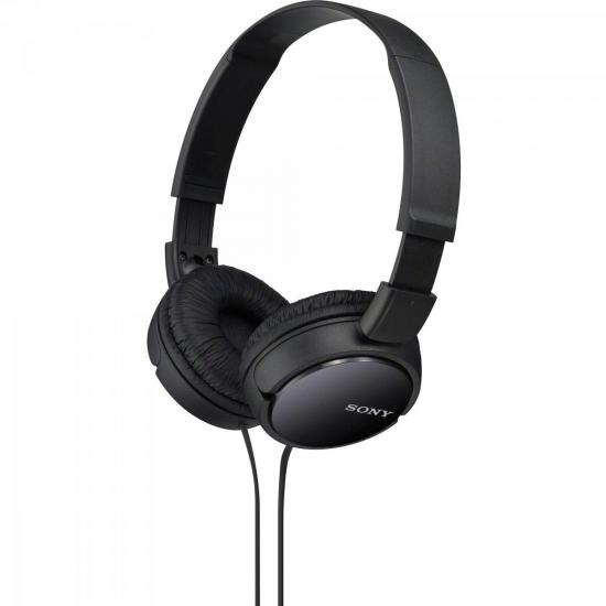 Fone de Ouvido Dobrável MDR-ZX110 Preto SONY
