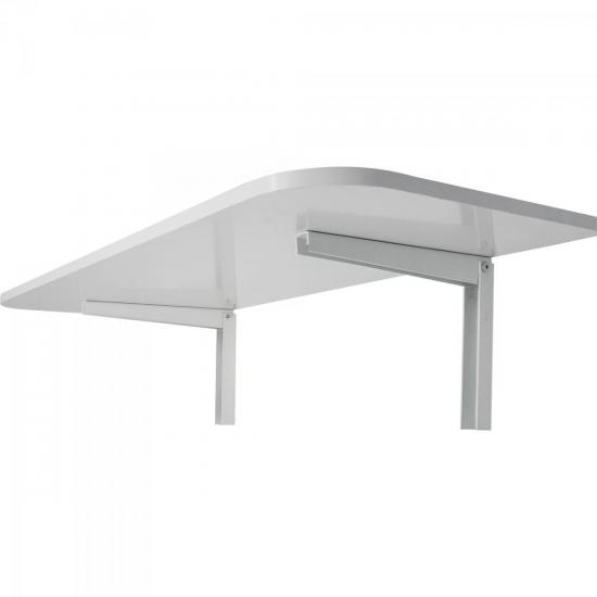 Mesa Dobrável Para Cozinha Com Suporte MDP 100X50cm Branca Multivisão