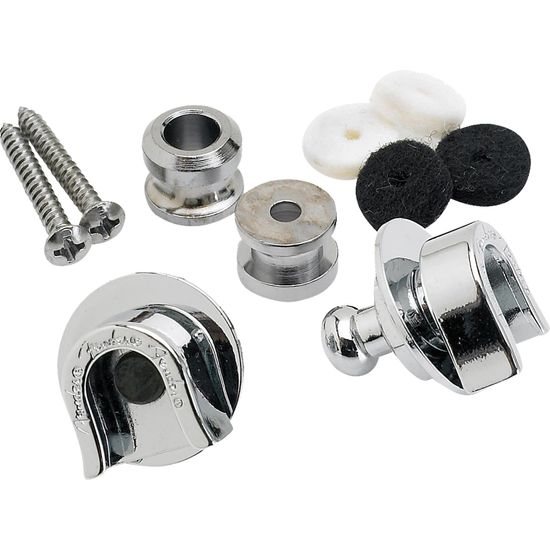 Trava Para Correia Fender Strap Lock Cromado