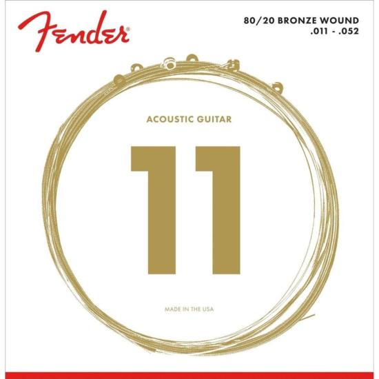 Encordoamento Para Violão Aço .011 70CL Bronze FENDER