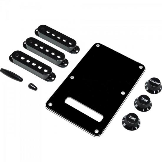 Kit de Acessórios para Guitarra VINTAGE-STYLE STRATOCASTER Preto FENDER