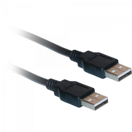 Cabo USB 2.0 A Macho x USB 2.0 A Macho 5m Preto Storm