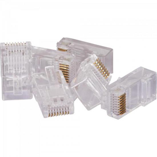 Conector Macho CAT5E RJ45 201 Fortrek - BLI / 100