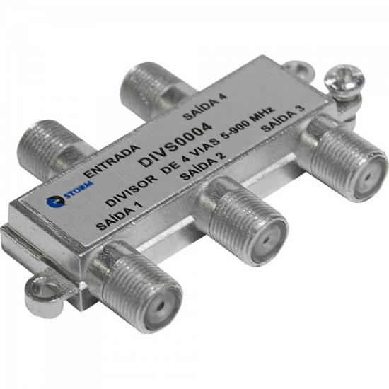 Divisor Antena VHF/UHF 1/4 Níquel Storm - DEZ / 10