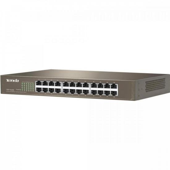 Switch 24 Portas 100MBPS TEF1024D TENDA