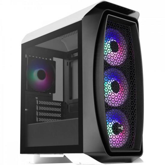 Gabinete Gamer Mini Tower Aero One Mini Frost Branco AEROCOOL