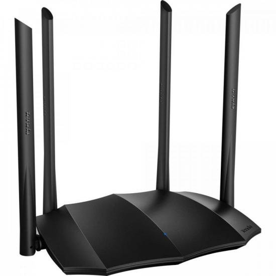 Roteador Wireless Gigabit 1200Mbps Dual Band AC8 Preto TENDA