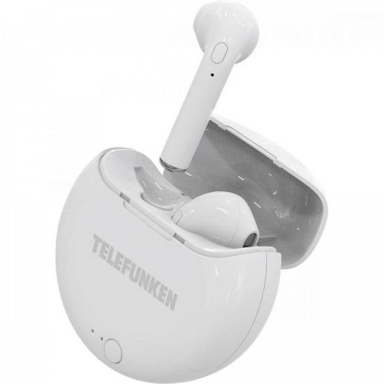 Fone de Ouvido Bluetooth Earbuds H320BT Branco TELEFUNKEN