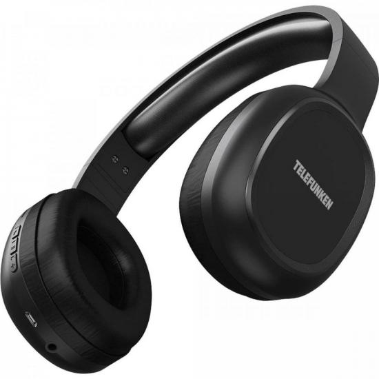 Fone de Ouvido Bluetooth Over-Ear H500BT Preto TELEFUNKEN