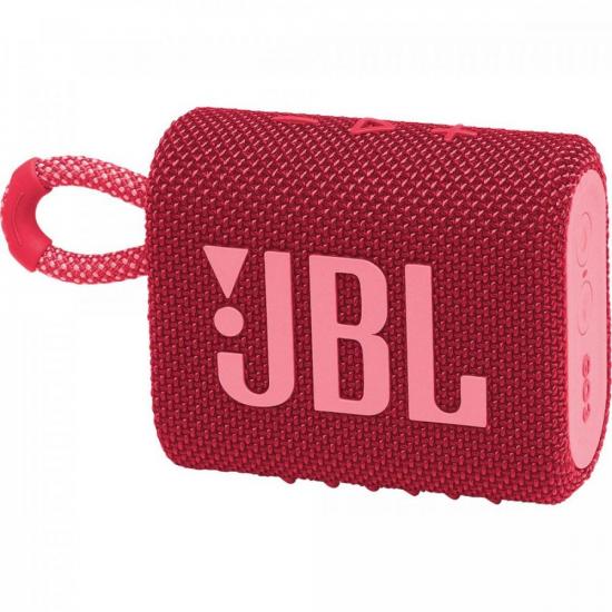 Caixa de Som Bluetooth 4W GO 3 Vermelho JBL