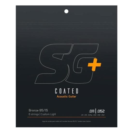 Encordoamento Para Violão Aço SG+ .010 85/15 Bronze Coated