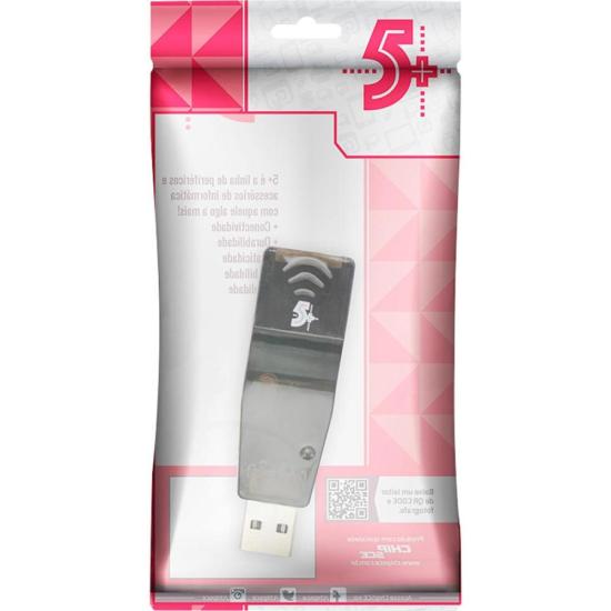 Adaptador USB 2.0 Para Rede RJ45 Ethernet 10/100 Mbps 5+
