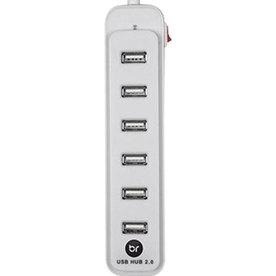 Hub 7 Portas Bright Branco