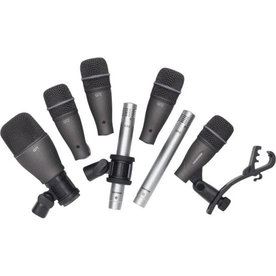 Kit de Microfone Para Bateria Samson DK707 Drum Pierce