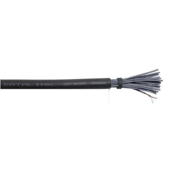 Cabo 20Px24AWG Datalink 100 Metros Cobre Estanhado Preto