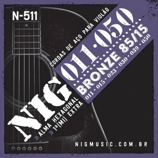 Encordoamento Para Violão Aço .011 N511 NIG