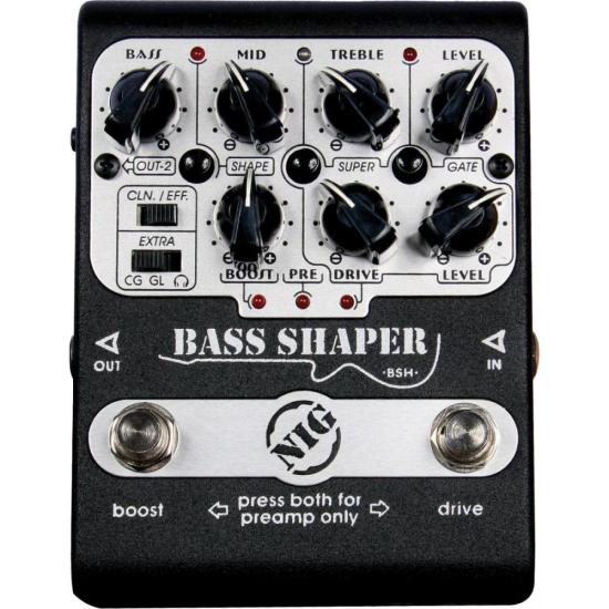 Pedal Analógico Bass Shaper BSH NIG