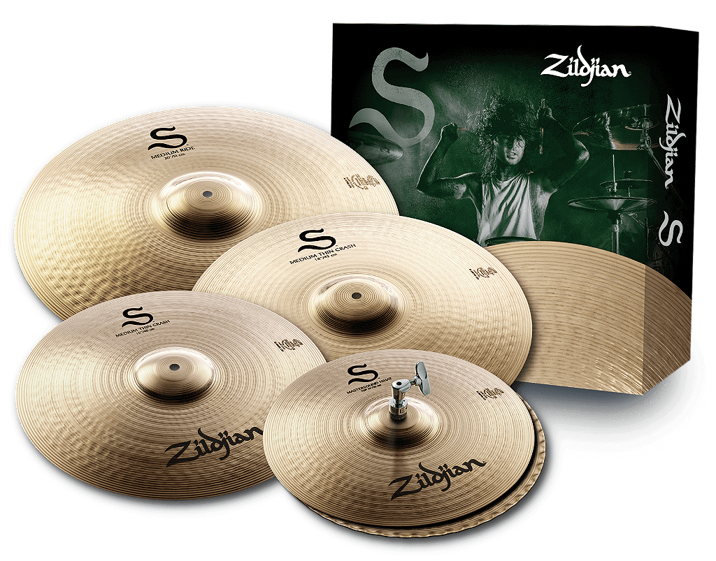Kit de Pratos Zildjian S Family 14", 16", 18", 20" S390