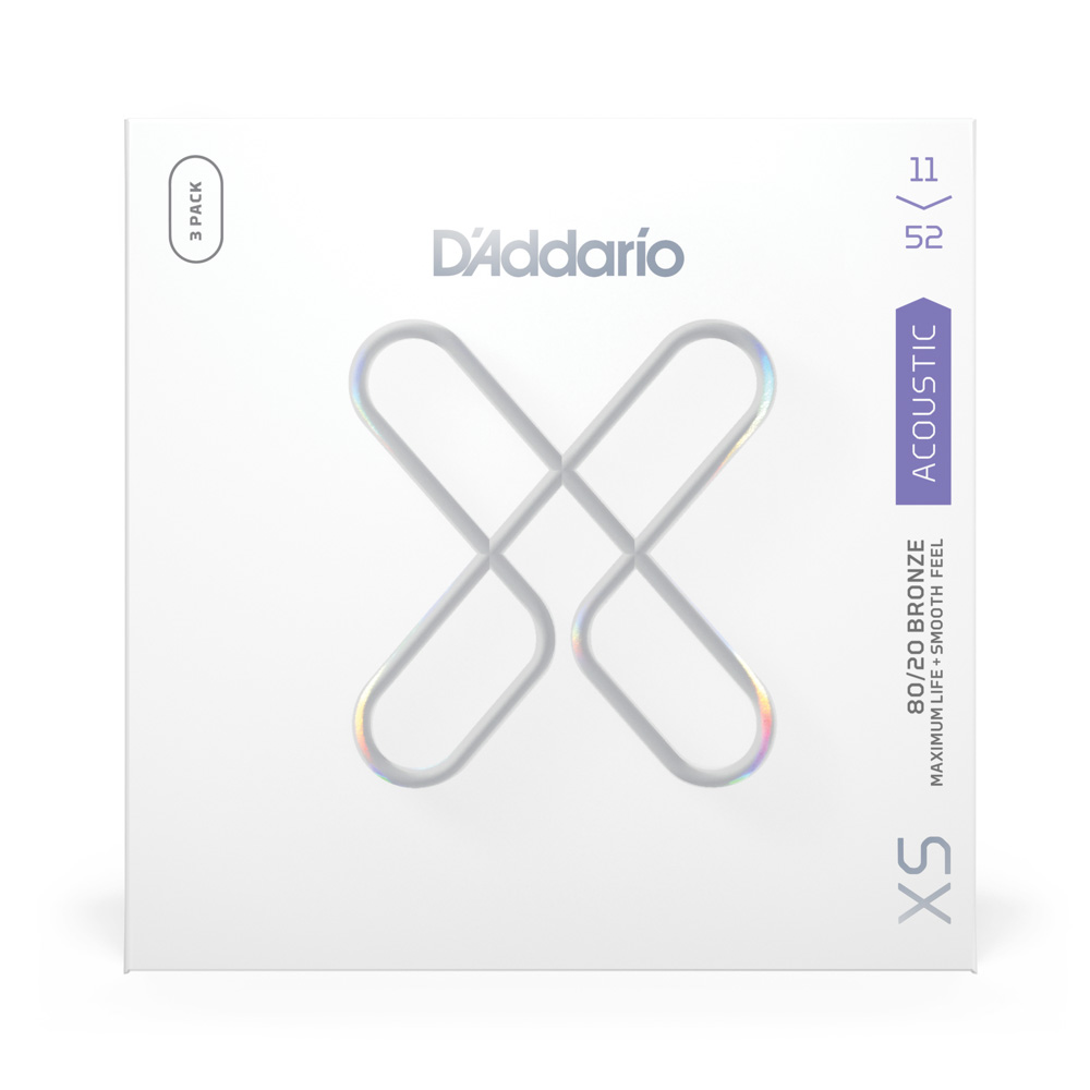 Encordoamento Violão Revestido 11-52 (3 jogos) DAddario XS