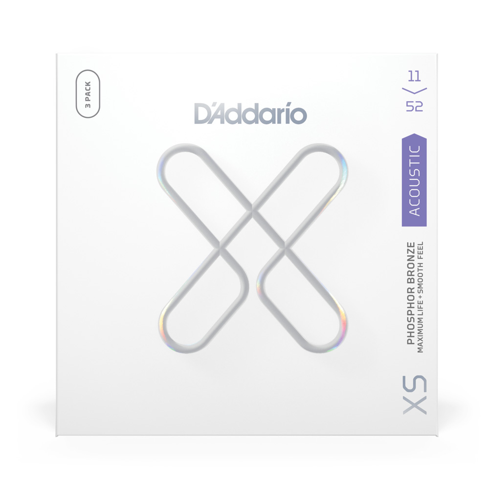 Encordoamento Violão Revestido 11-52 (3 jogos) DAddario XS