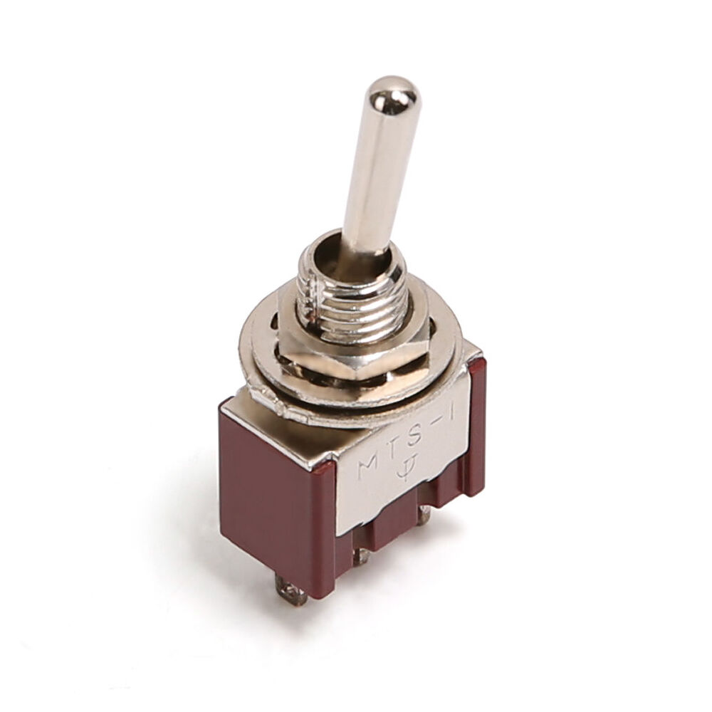 Chave Seletora Mini 2 Posições Toogle Dourada Spirit M105-GD
