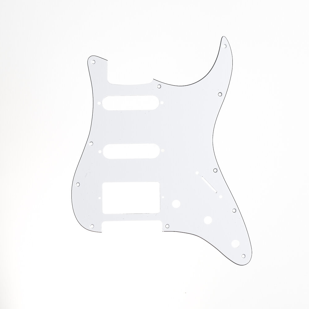 Escudo Para Guitarra Am Strat HSS Branco 3P Spirit 110-WH
