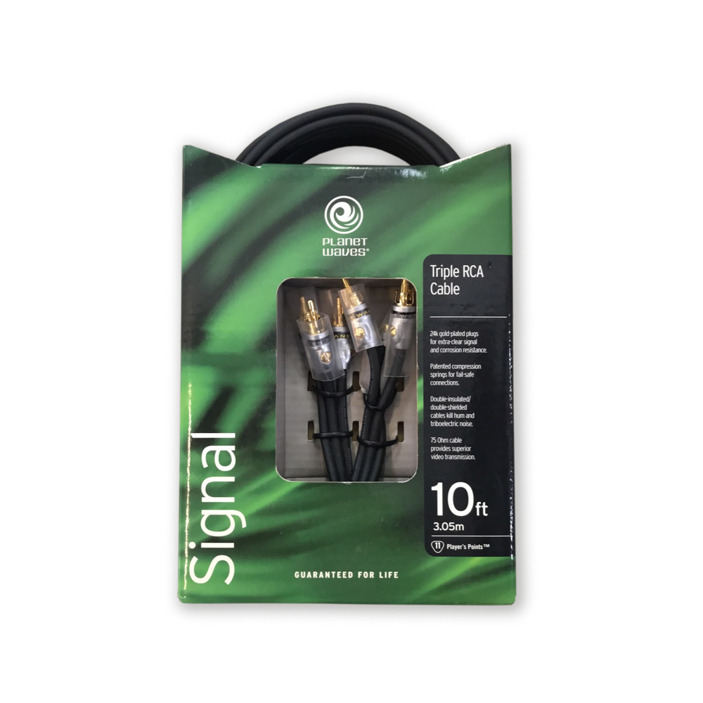 Cabos RCA Triplos 3.05m D Addario PW-RCAT-10
