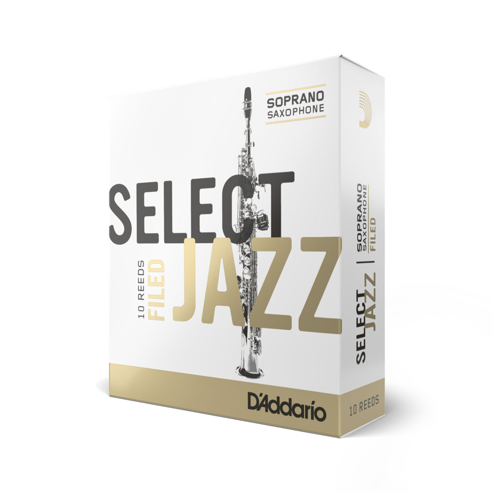 Palheta Sax Soprano 3H (10 Unidades) D Addario Select Jazz