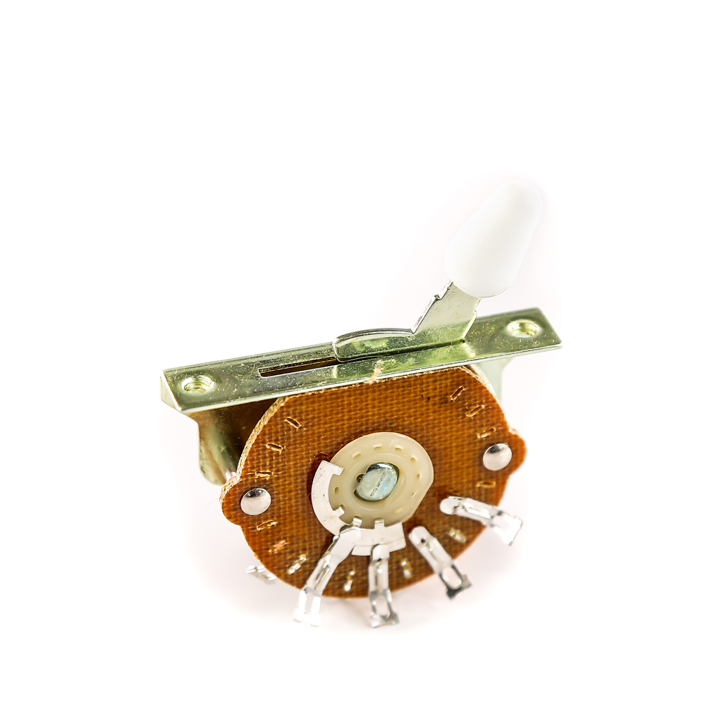 Chave Seletora 5 Posições Knob Branco Spirit UST5-#6-32-WH