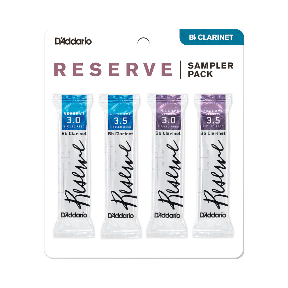 Palhetas Clarineta Bb 3.0/3.5 (4 Unidades) D Addario Reserve