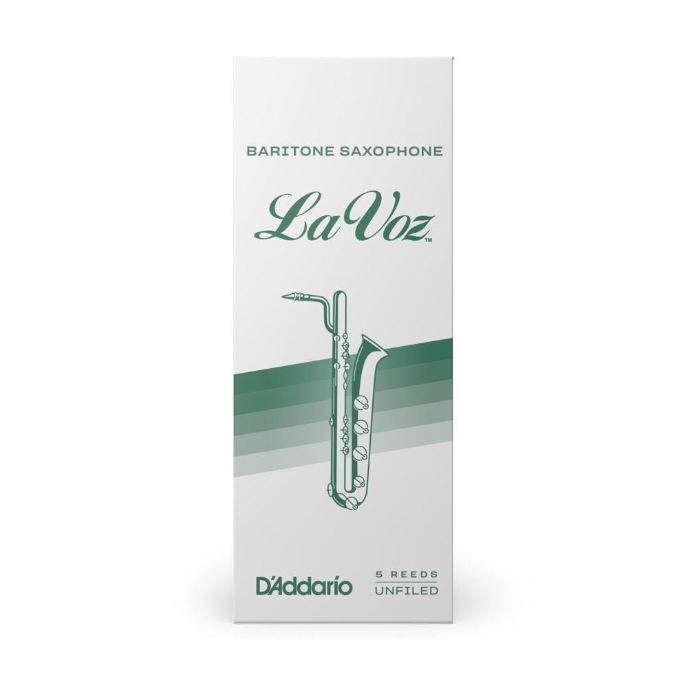 Palheta Sax Barítono M (5 Unidades) D Addario La Voz RLC05MD
