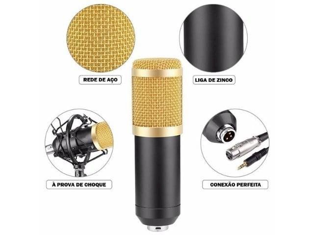 Kit Microfone Condensador com Braço Articulado MT-1026 Tomate