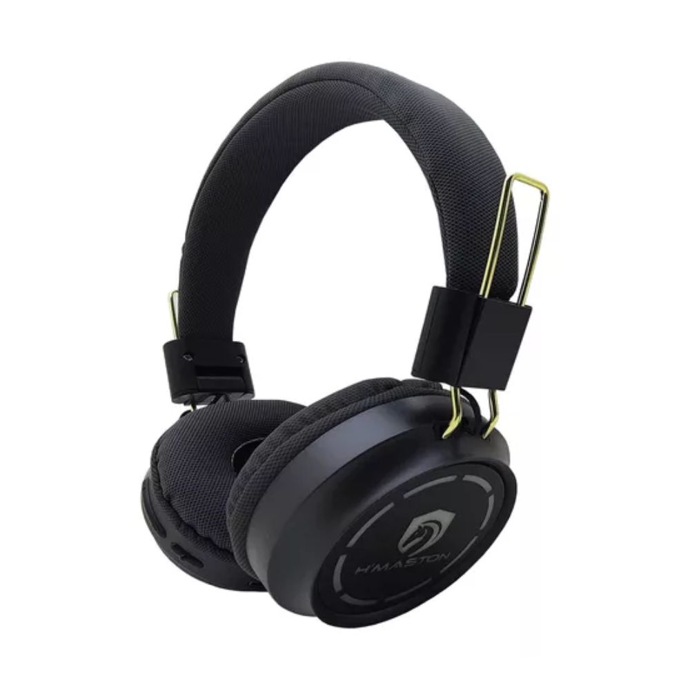 Fone de Ouvido Headphone Com LED Sem Fio Bluetooth SN03 Preto
