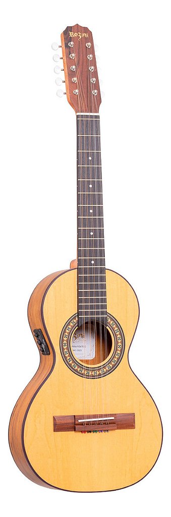 Viola Caipira Ponteio Rozini RV151 EGC.F.I Ativa Imbuia Fosco