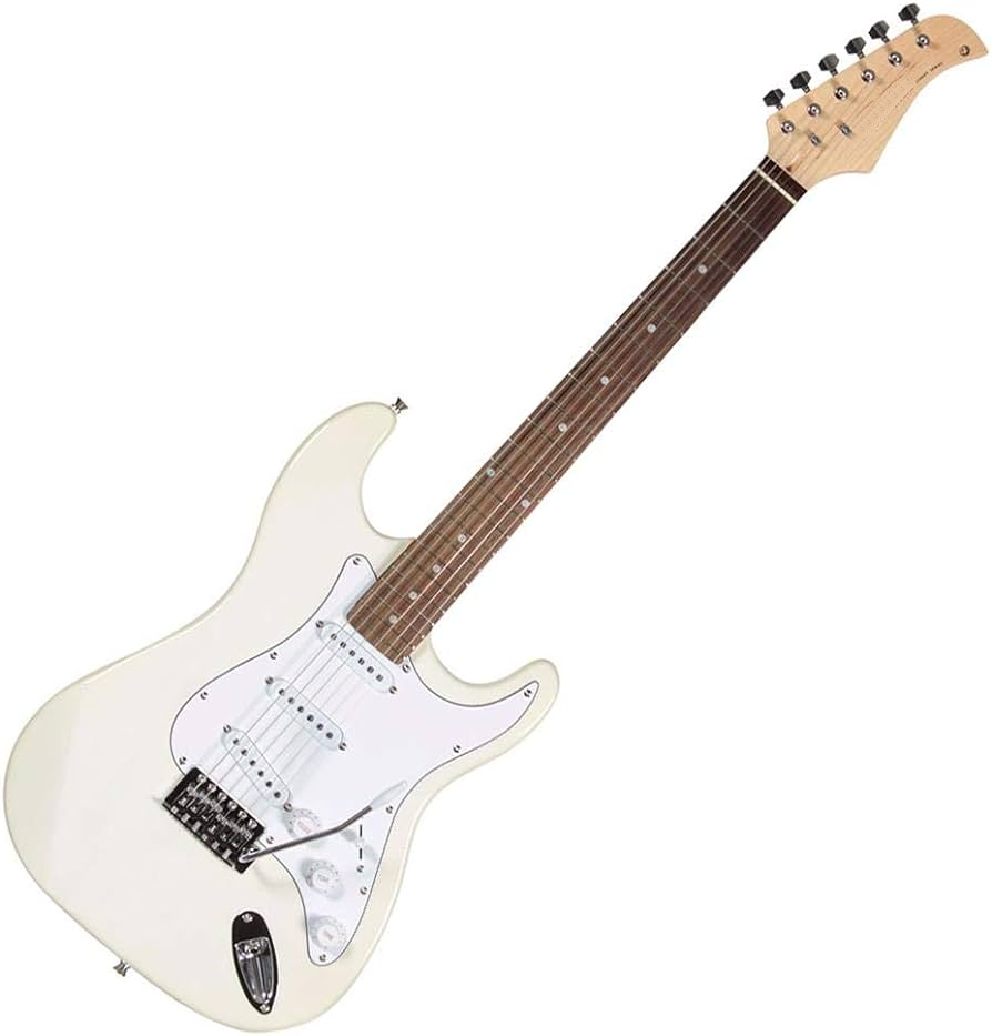 Guitarra Elétrica Strato Andaluz SST-01 Branca WH