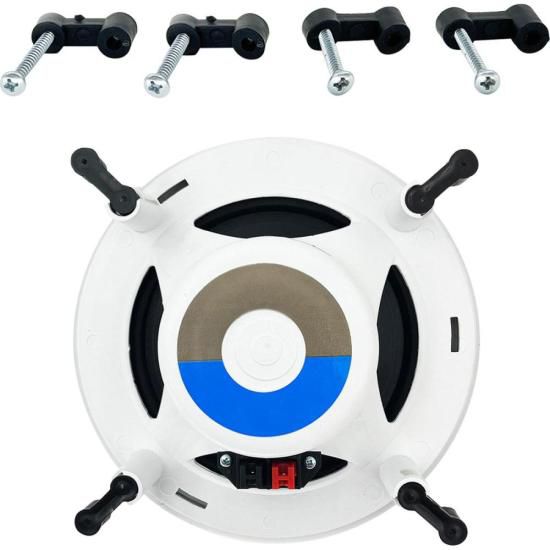 Kit Arandela Redonda 6" Leson 2LSREDBR 70W RMS Branca - PAR / 2