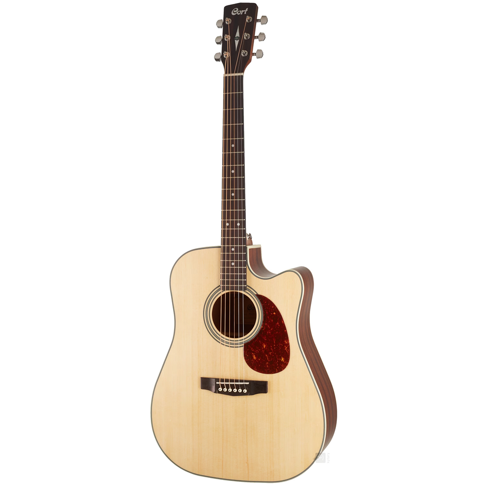 Violão Elétrico Cort MR600F Aço Folk Cutway Fishman Natural Fosco